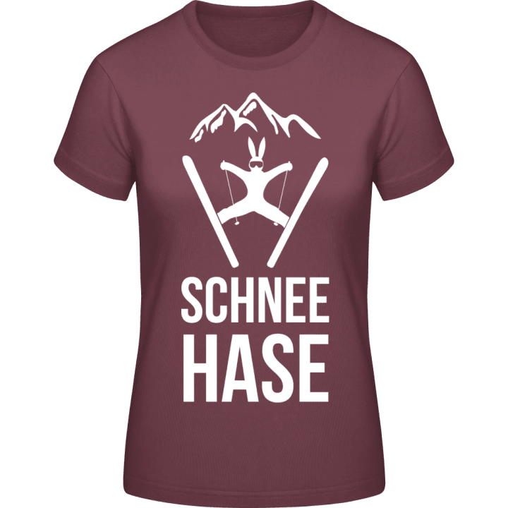 Schneehase Ski T-skjorte for kvinner 0 image
