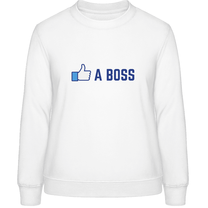Like A Boss Sweatshirt för kvinnor contain pic