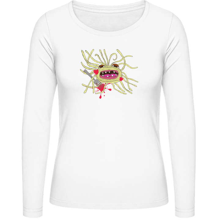 Spaghetti Monster Langermet skjorte for kvinner contain pic