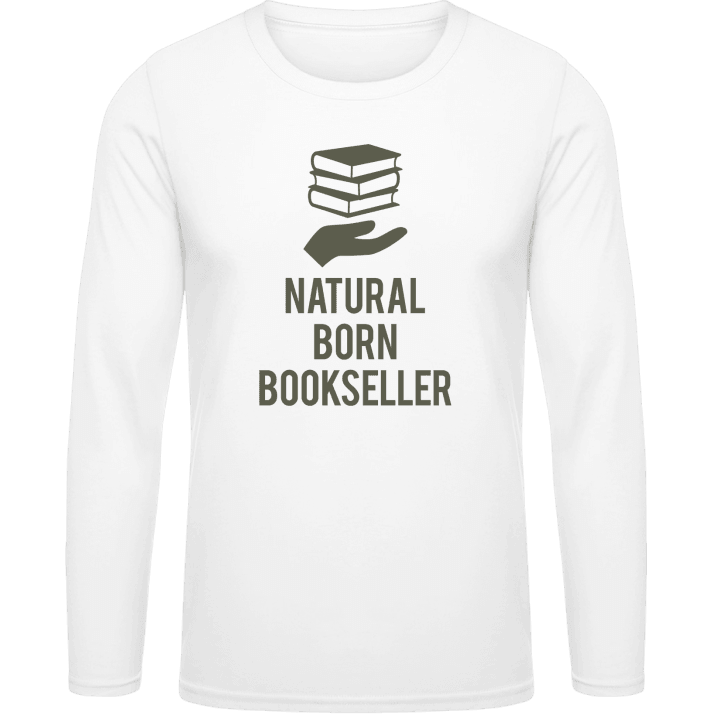 Natural Born Bookseller T-shirt à manches longues contain pic