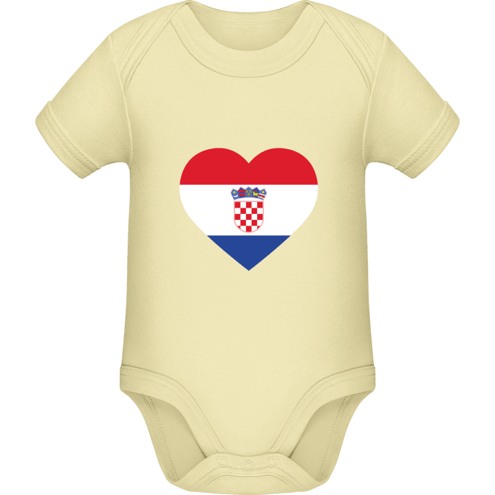 Kroatien Herz Baby Strampler contain pic