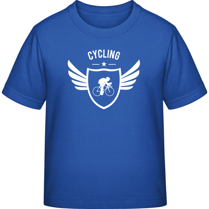 Cycling Star Winged Kids T-shirt contain pic