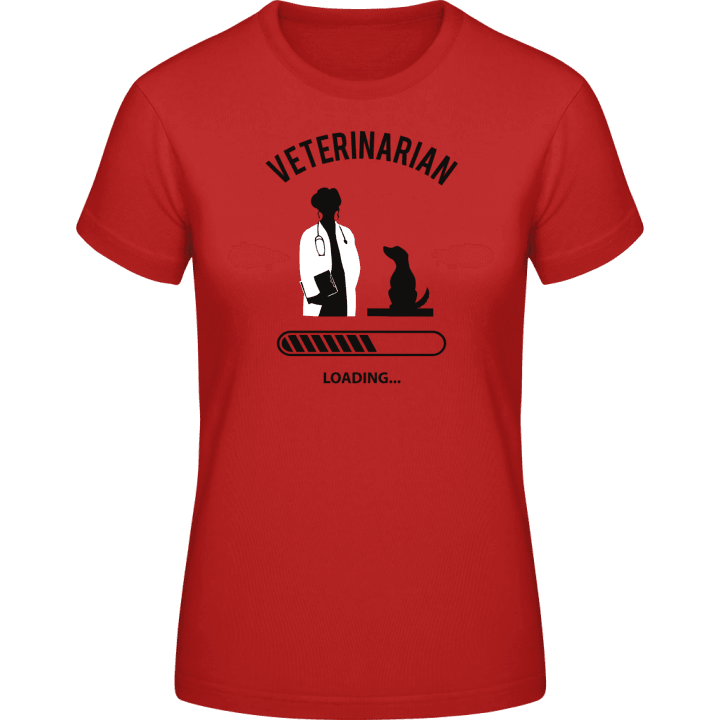 Female Veterinarian Loading T-shirt til kvinder 0 image