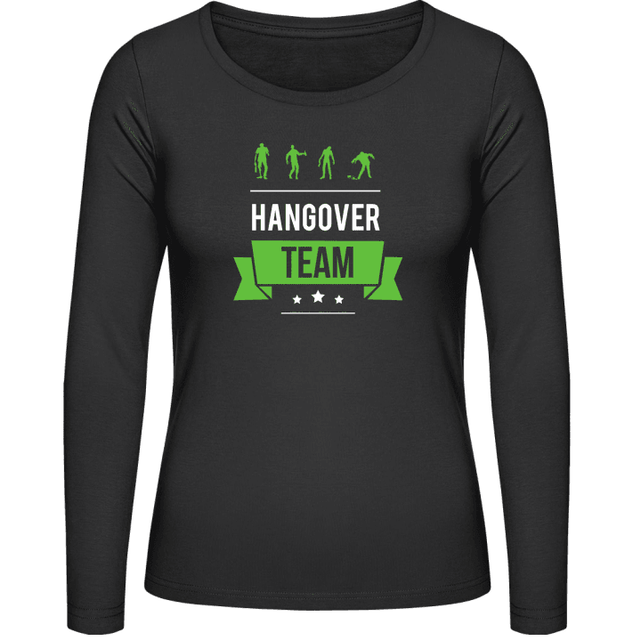 Hangover Team Zombies Vrouwen Lange Mouw Shirt contain pic