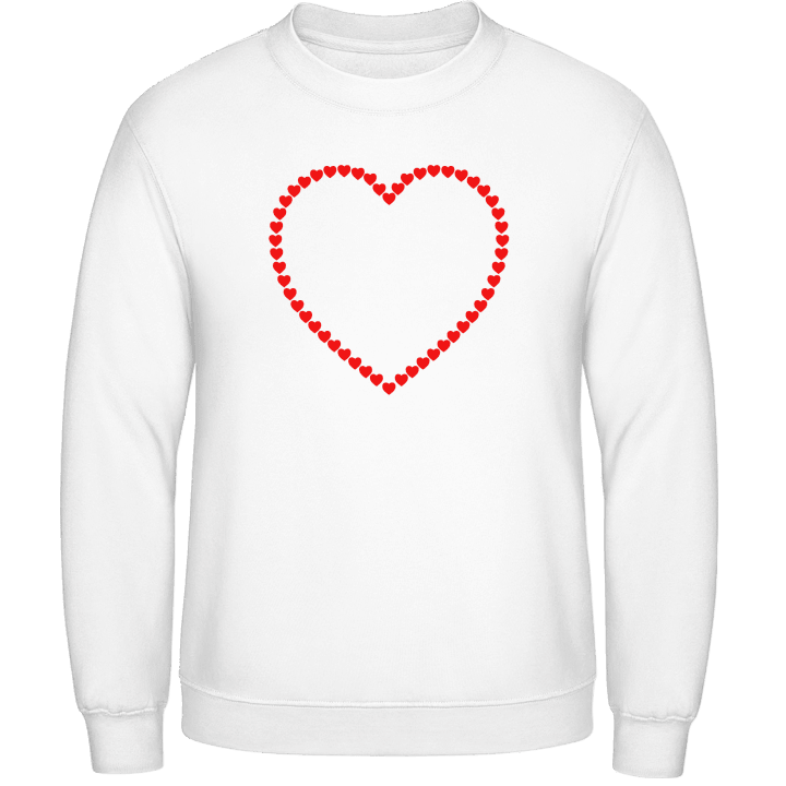 Hearts Outline Sweatshirt contain pic