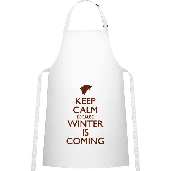 Keep Calm because Winter is coming Kitchen Apron 0 image