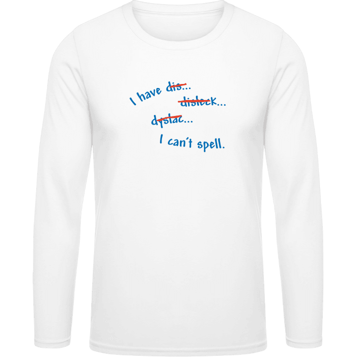 Dyslexia Shirt met lange mouwen contain pic