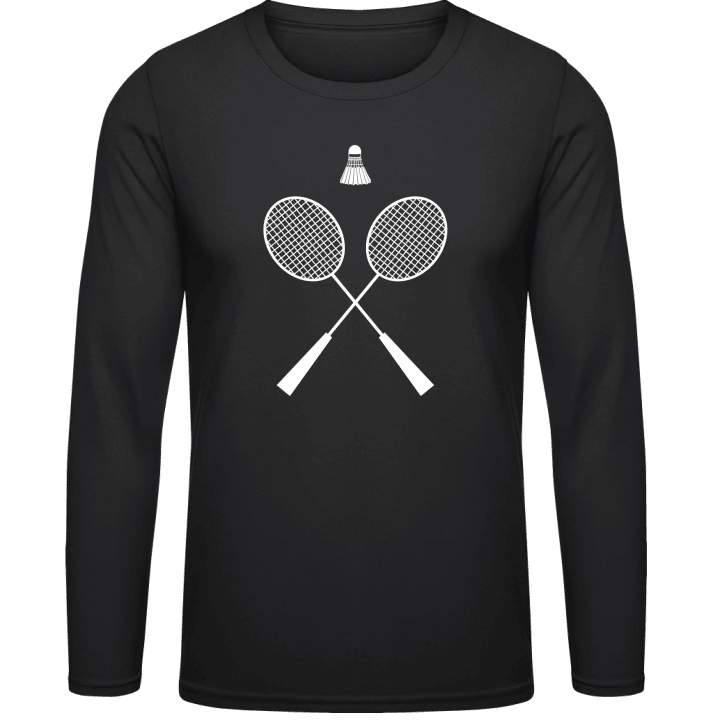 Badminton Equipment Langarmshirt contain pic