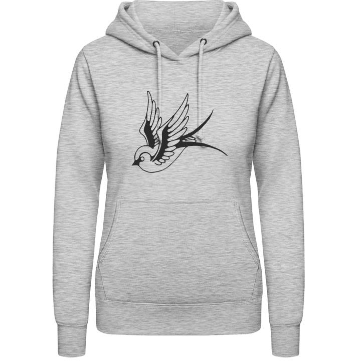 Swallow Tattoo Outline Vrouwen Hoodie 0 image