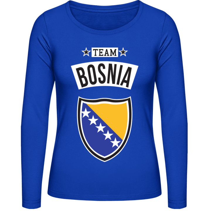 Team Bosnia Frauen Langarmshirt contain pic