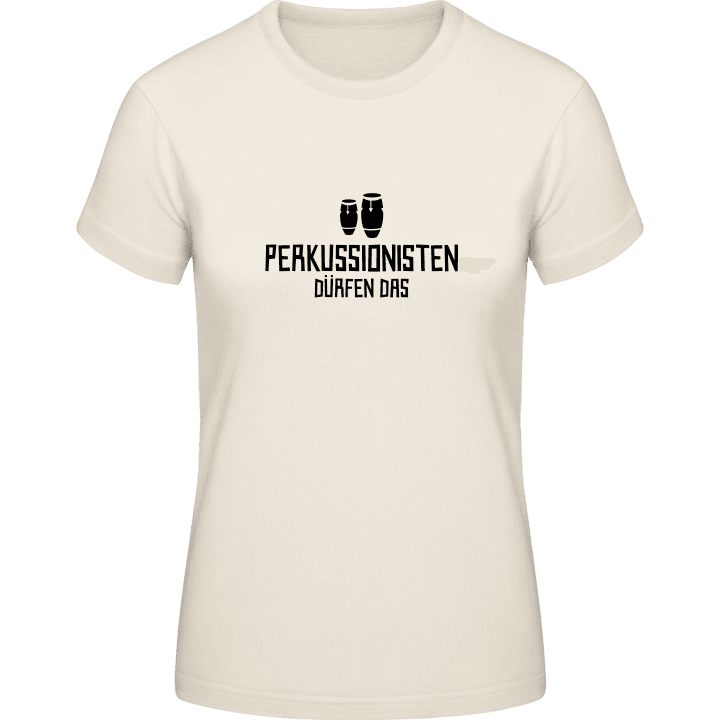 Perkussionisten dürfen das T-skjorte for kvinner contain pic