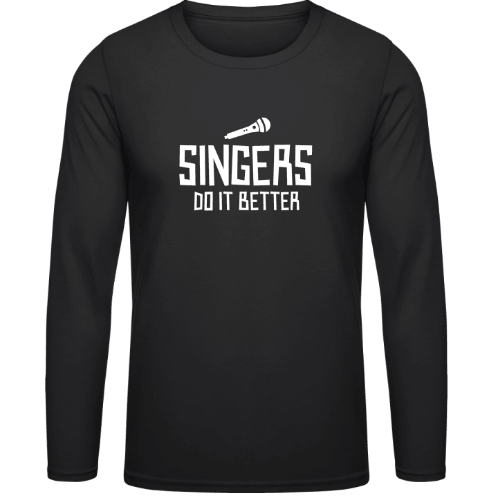 Singers Do It Better Shirt met lange mouwen contain pic