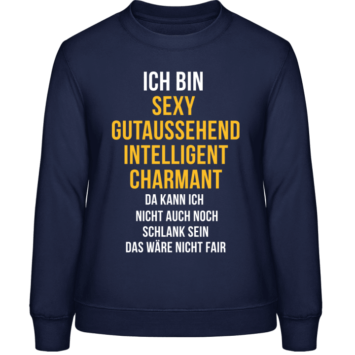 Gutaussehend intelligent charmant Frauen Sweatshirt contain pic