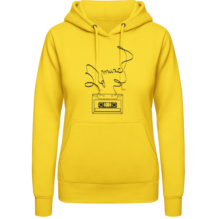 Music Tape Vrouwen Hoodie contain pic