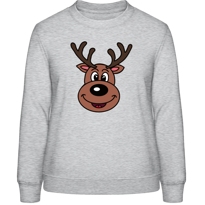 Happy Reindeer Sweatshirt för kvinnor 0 image