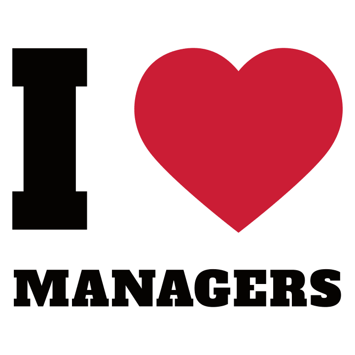I Love Managers Baby T-Shirt 0 image