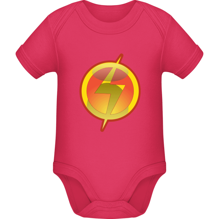 Superhero Flash Symbol Baby Strampler contain pic