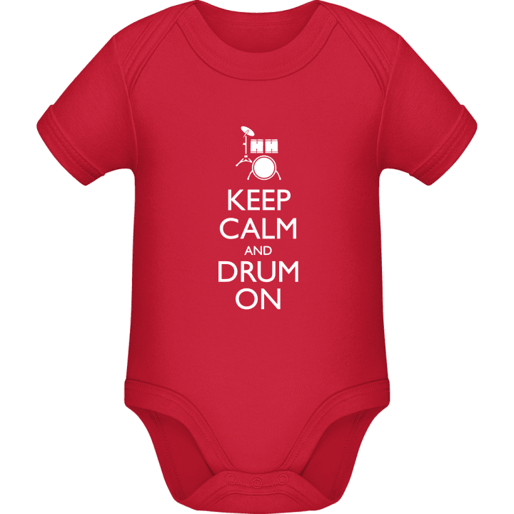 Keep Calm And Drum On Baby romper kostym contain pic