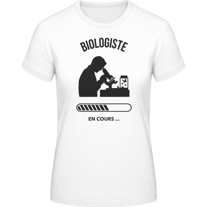 Biologiste en cours Camiseta de mujer contain pic