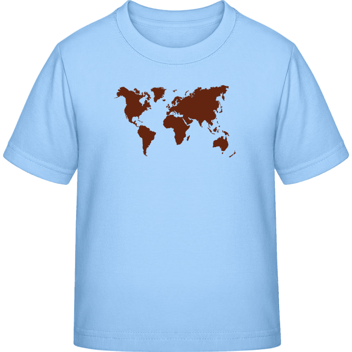 Map of the World Kids T-shirt contain pic