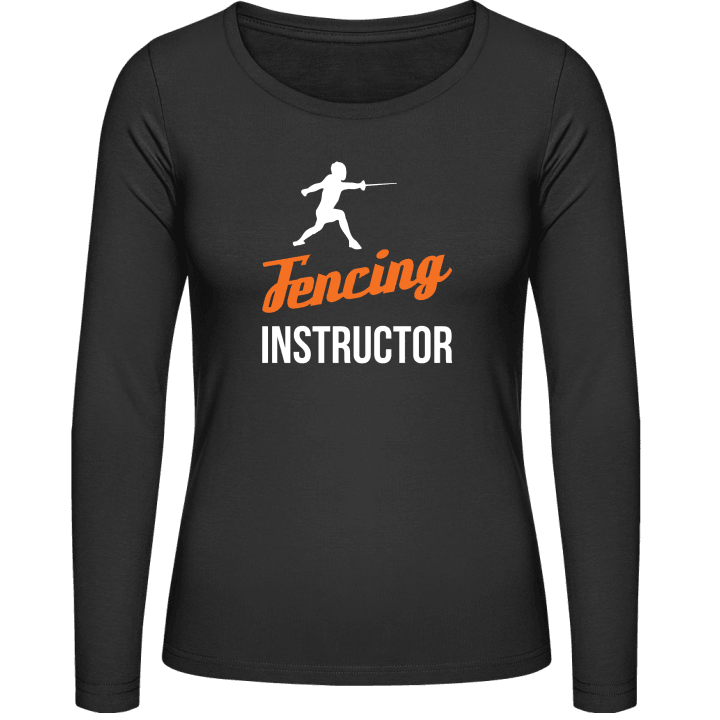 Fencing Instructor T-shirt à manches longues pour femmes contain pic