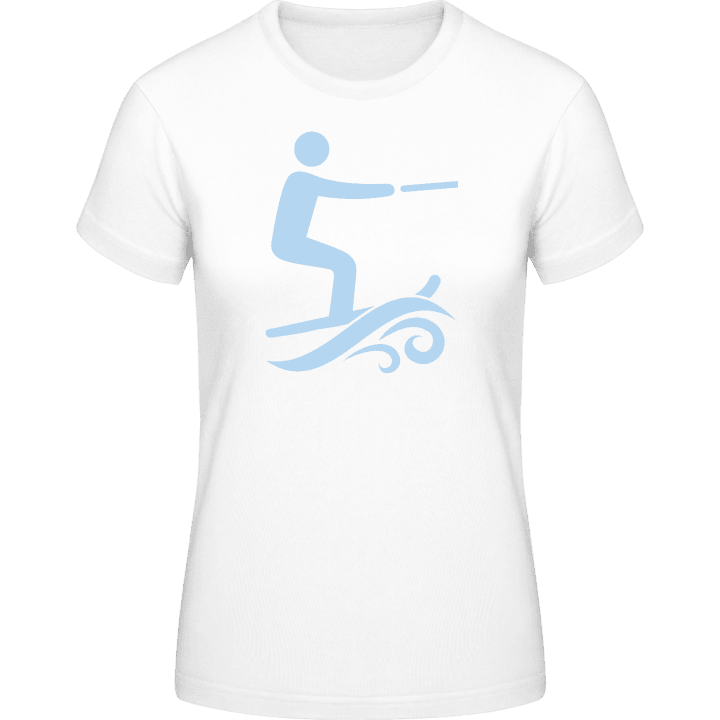 Water Skiing Women T-Shirt contain pic