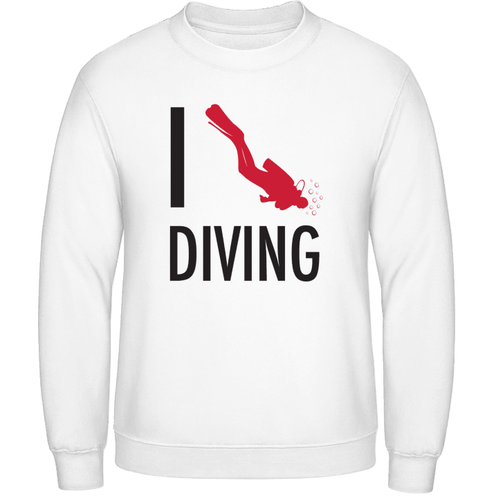 I Love Diving Sweatshirt contain pic