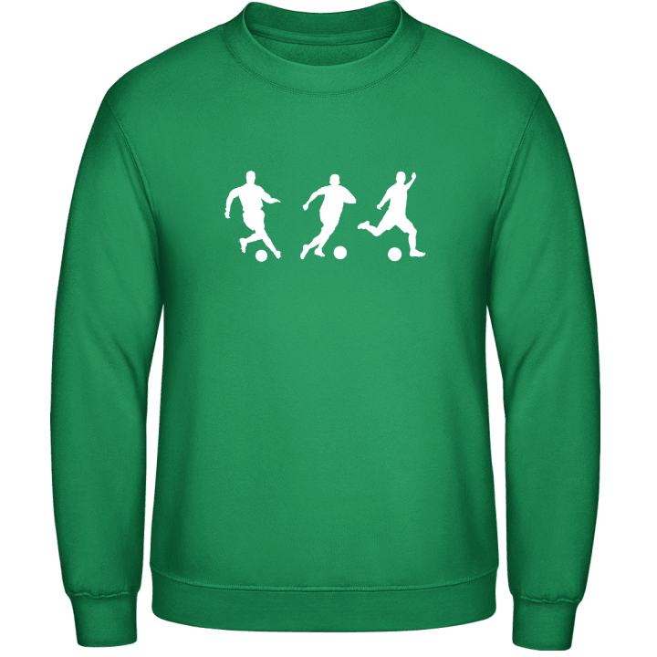 Soccer Players Silhouette Sweatshirt contain pic
