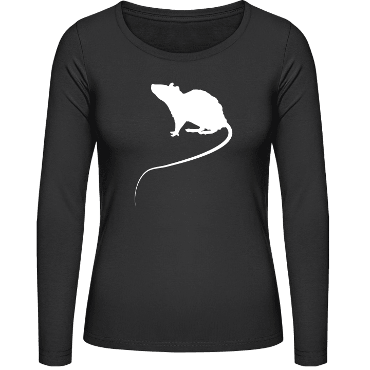 Mouse Silhouette Langærmet skjorte til kvinder 0 image