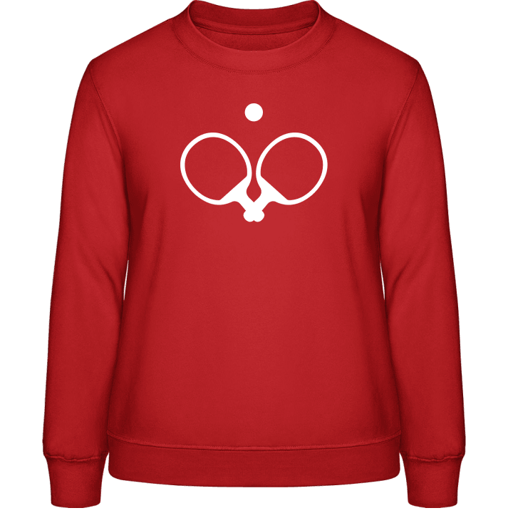 Table Tennis Equipment Frauen Sweatshirt contain pic