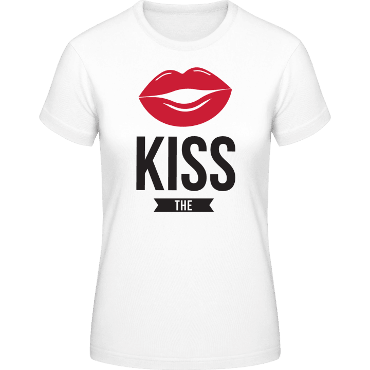 Kiss The + YOUR TEXT Frauen T-Shirt 0 image