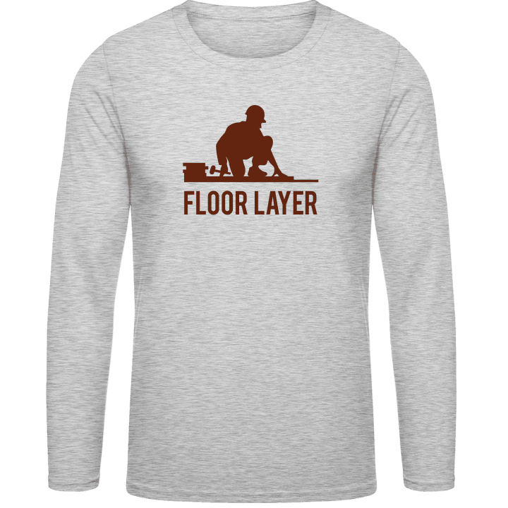 Floor Layer Silhouette Langarmshirt contain pic