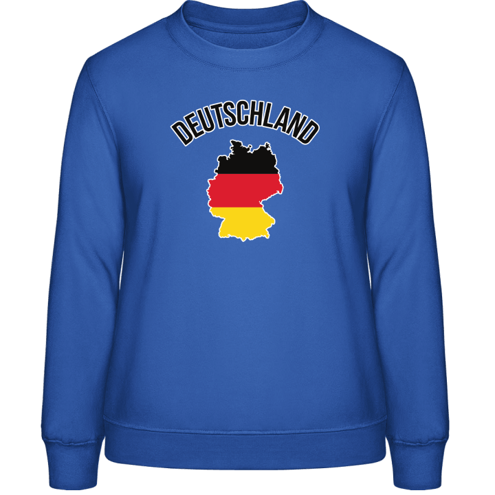 Deutschland Map Sweatshirt för kvinnor 0 image