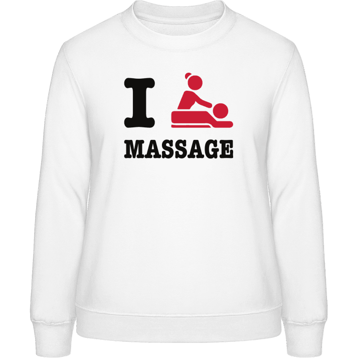 I Love Massage Sweatshirt för kvinnor contain pic
