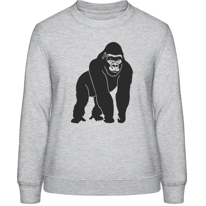 Gorilla Silhouette Frauen Sweatshirt 0 image