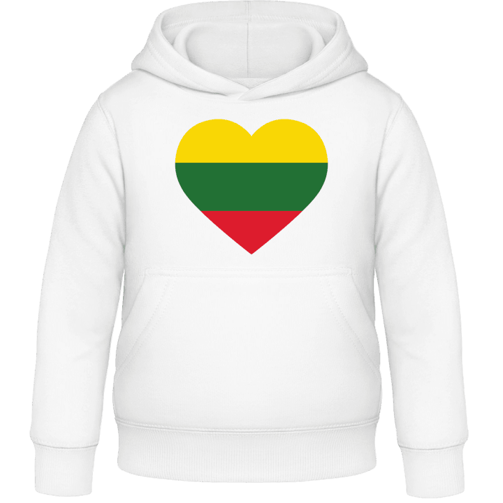 Lithuania Heart Flag Sweat à capuche pour enfants contain pic