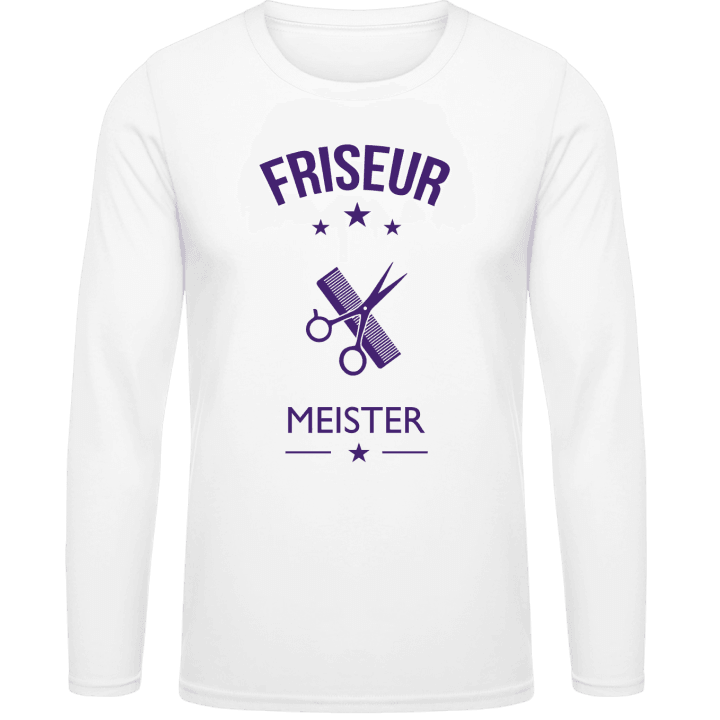 Friseur Meister T-shirt à manches longues contain pic