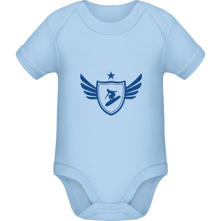 Surfer Star Wings Baby romper kostym contain pic