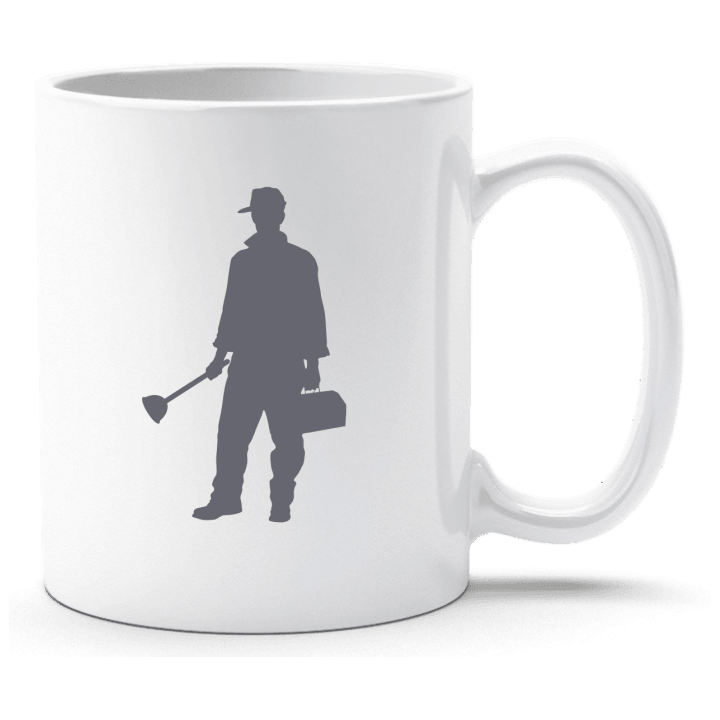 Plumber Silhouette Cup contain pic