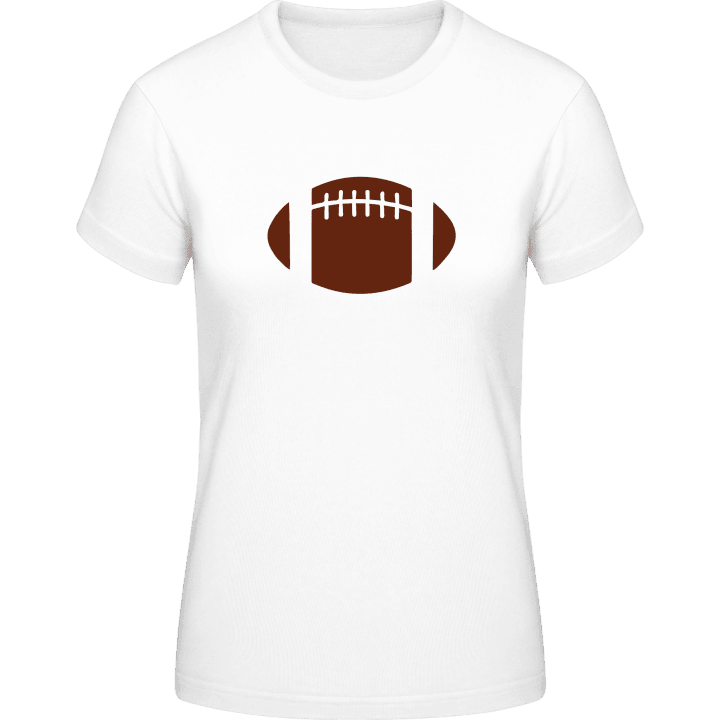 American Football Ball T-shirt för kvinnor contain pic