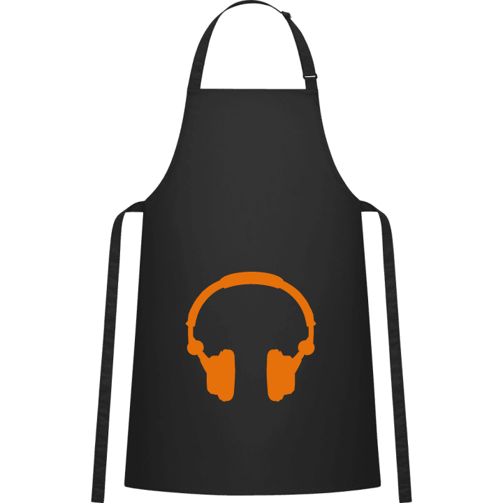 Music Headphones Förkläde för matlagning contain pic