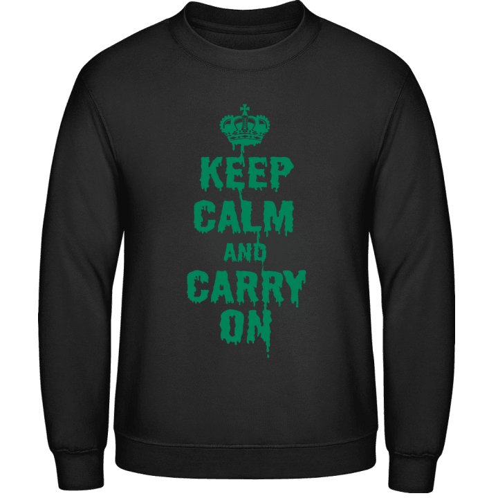 Keep Calm Carry On Sudadera contain pic