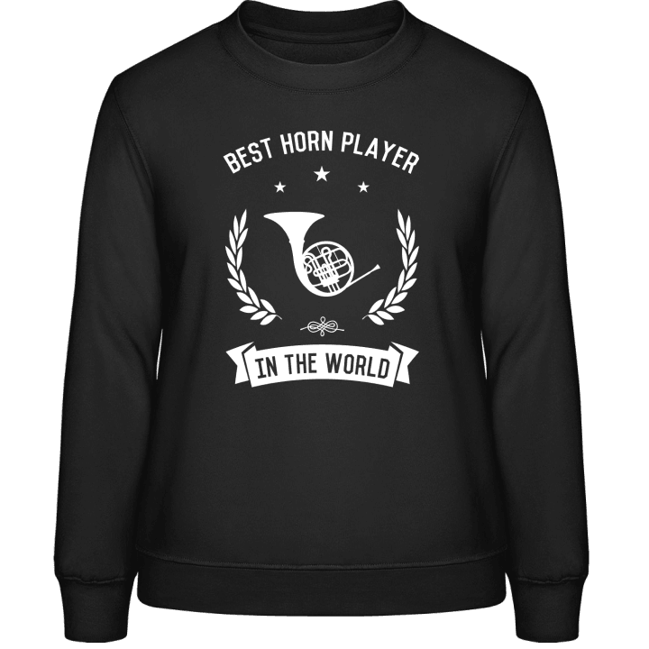 Best Horn Player In The World Sweatshirt för kvinnor contain pic
