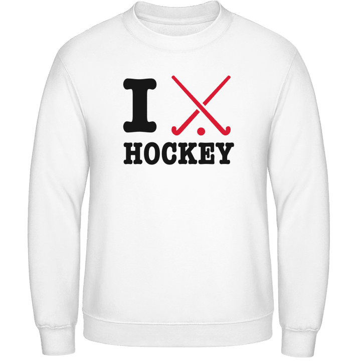I Heart Field Hockey Sweatshirt contain pic