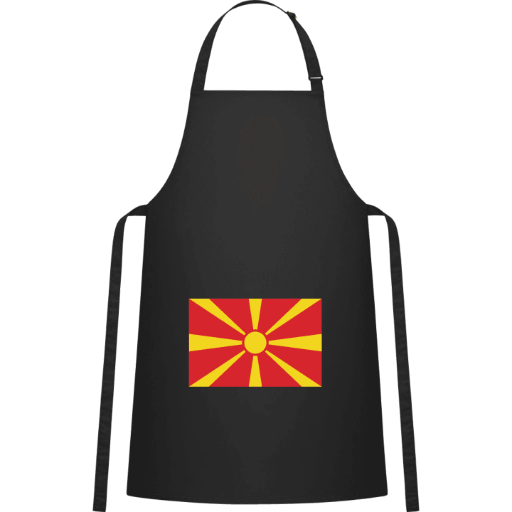 Macedonia Flag Förkläde för matlagning contain pic