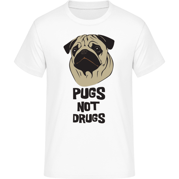 Pugs Not Drugs T-skjorte contain pic