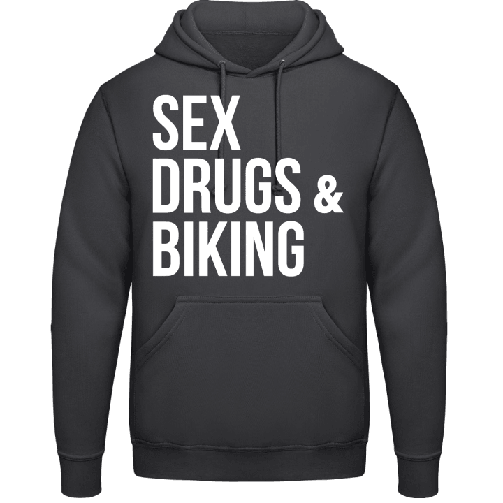 Sex Drugs Biking Felpa con cappuccio contain pic