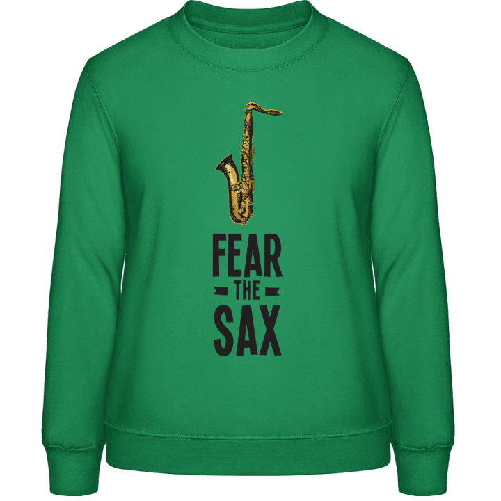 Fear The Sax Sweatshirt för kvinnor contain pic