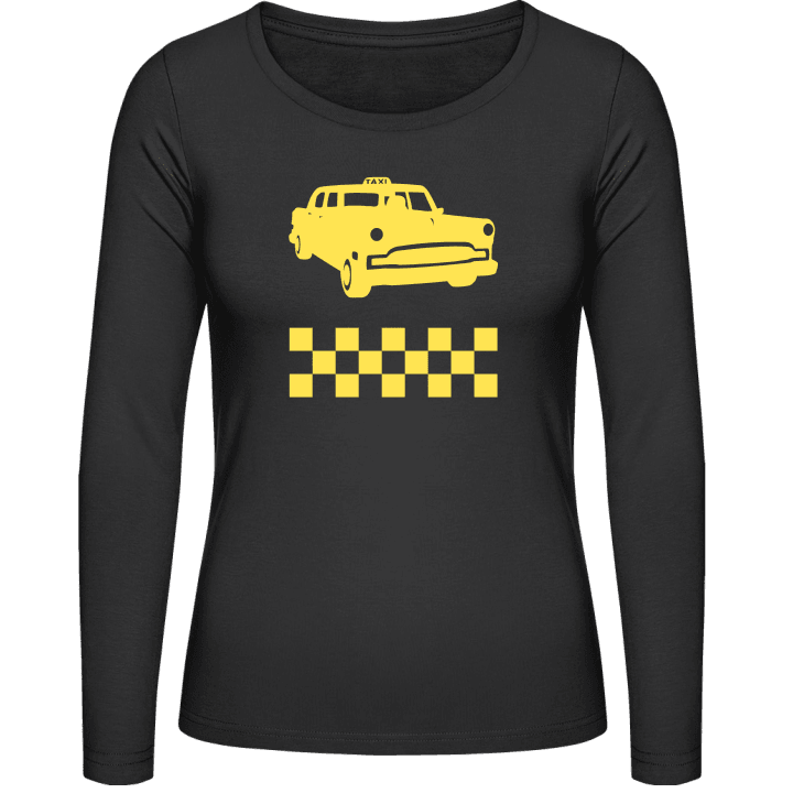 Taxi Icon Frauen Langarmshirt contain pic