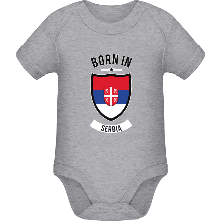 Born in Serbia Baby romper kostym contain pic